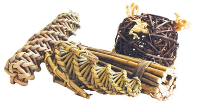 Nature First Happy Pet Nature First Willow Mega Pack Spiral / Corn / Ball / Sticks - Image 1