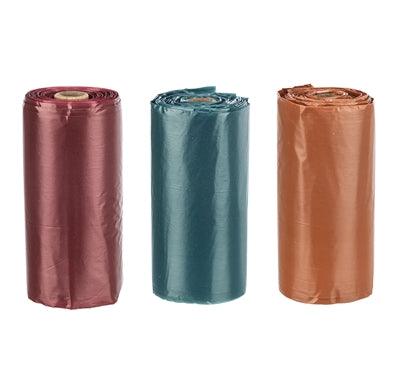 Trixie Poop Bags with Handle Assorted – 3 x 15 pieces