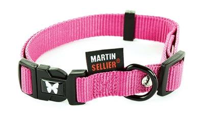Martin Collar Nylon Pink adjustable - Comfortable and strong - XS to M (20-55 cm) - Image 2