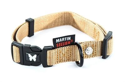 Adjustable Nylon Collar Beige - Comfortable and strong - XS to L (20-65 cm) - Image 3