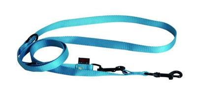 Martin Multipurpose Leash Basic – Nylon turquoise – adjustable up to 200 cm long - Image 1