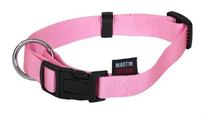 Basic Nylon Collar Pink – Comfortable and strong – XS/S (20-45 cm)