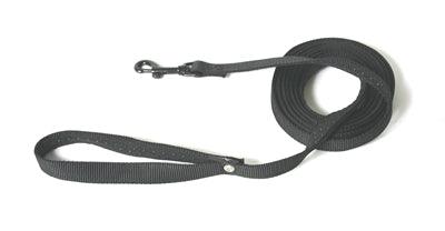 Martin Nylon Flat Leash – Black – 20 mm x 3 meters - Image 1