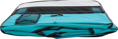 Pop-up Puppy Pen – Nylon – 130 x 55 cm – Turquoise/Gray - Image 3