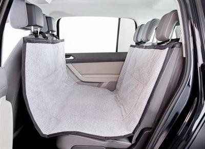 Trixie 4-Seasons Car Dog Blanket – 160 x 145 cm – Black/Grey – Water-repellent & with Lambswool Look