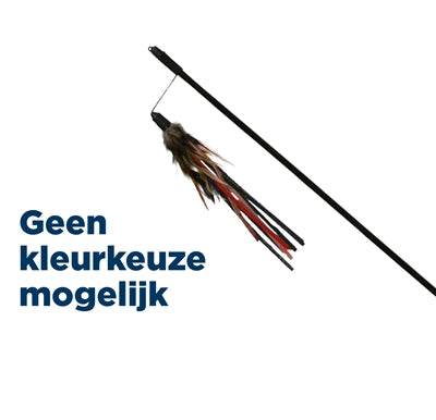 Trixie Cat Rod Leather With Feather Assorted - Image 1