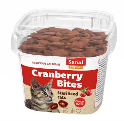 Sanal Cat Cranberry & Chicken Bites Cup - Image 1