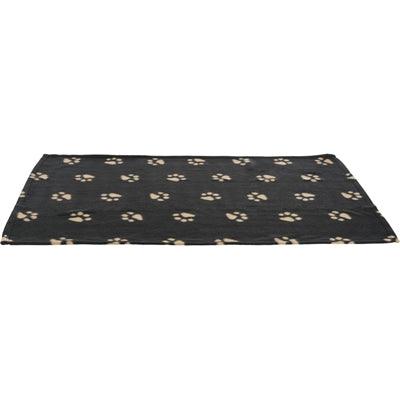 Trixie Beany Fleece Dog Blanket Black - For in or over the crate - Image 2