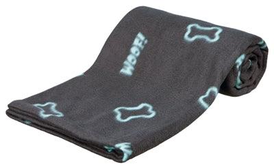 Trixie Barney Fleece Dog Blanket Gray – Also for on the go