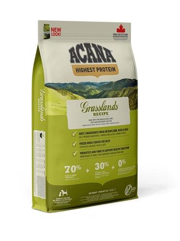 Acana Highest Protein Grasslands Dog Food – Highest Protein for Active Dogs – 11.4 kg