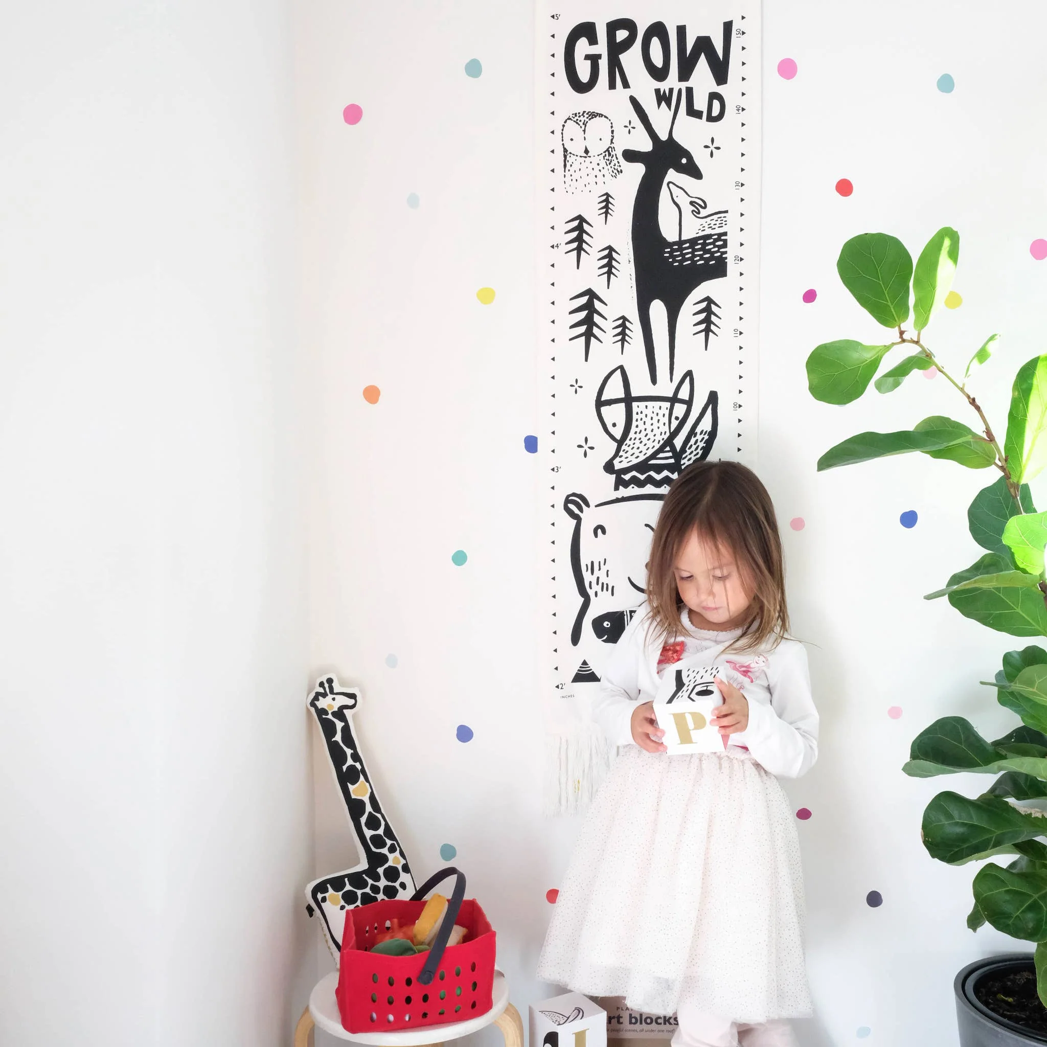 Woodland Canvas Growth Chart - Image 2