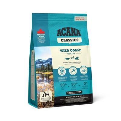 Acana Classic Wild Coast dog food – Sustainable nutrition with fresh fish – 2 kg, 9.7 kg, 14.5 kg