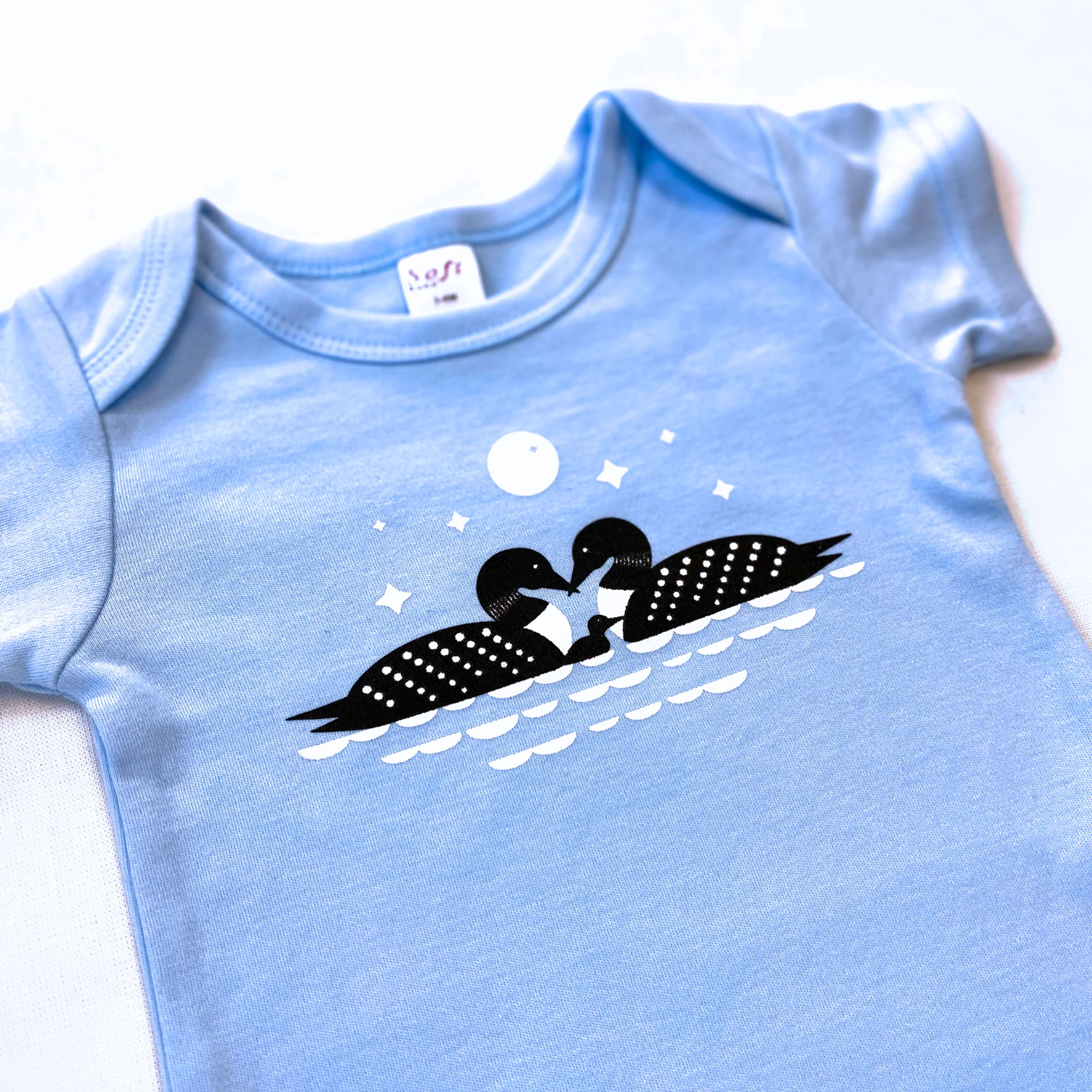 Loon Family baby onesie, Baby Clothing - Image 2