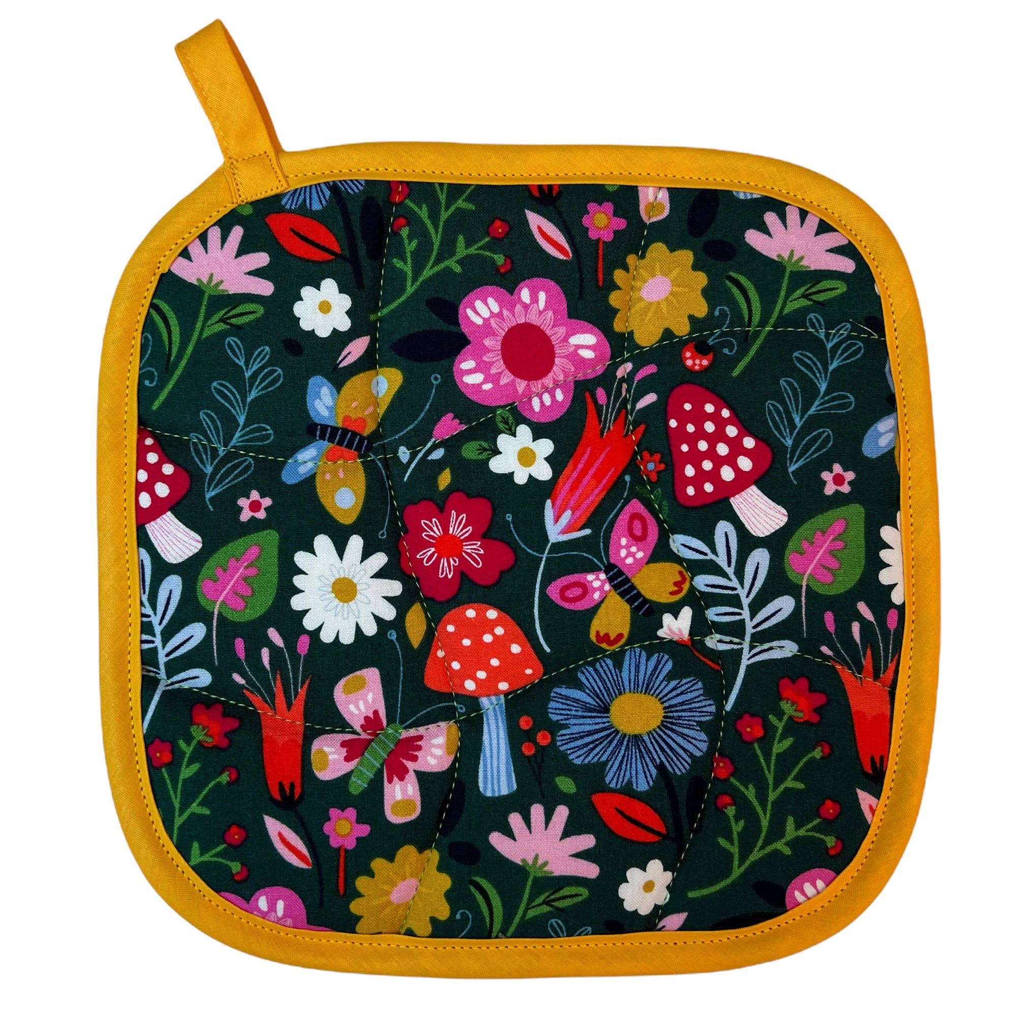 Floral Mushroom Pot Holder - Image 2