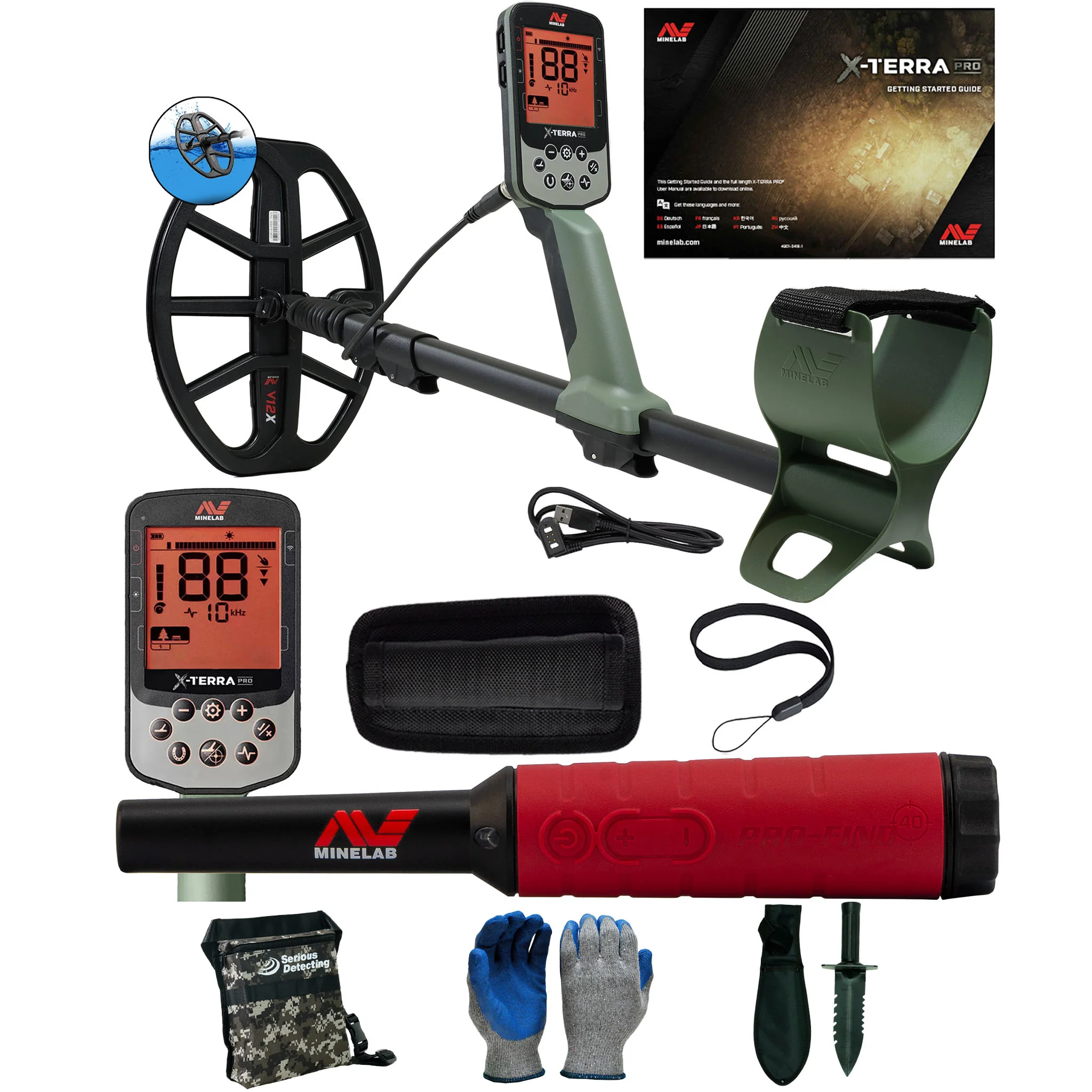 Minelab X-TERRA PRO Metal Detector with Pro-Find 40 - Image 1