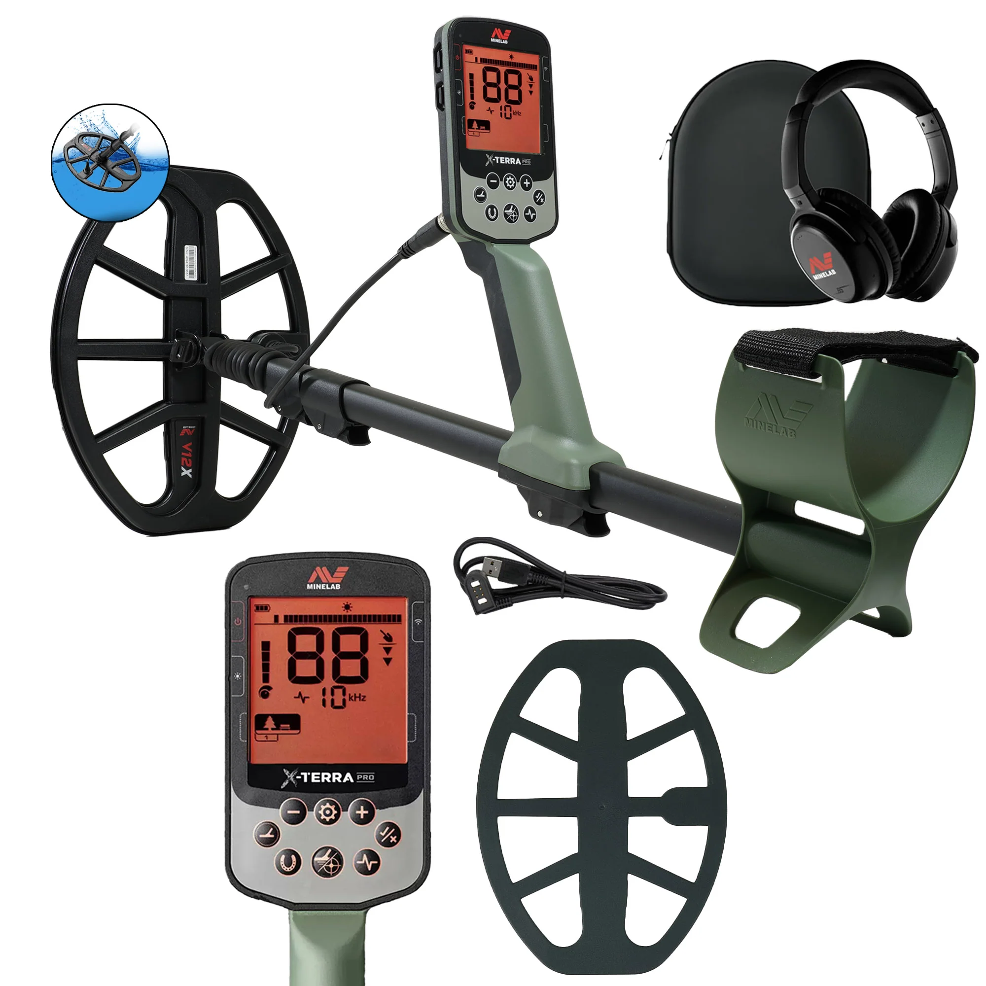 Minelab X-TERRA PRO Metal Detector with ML-85 Wireless Headphones - Image 2