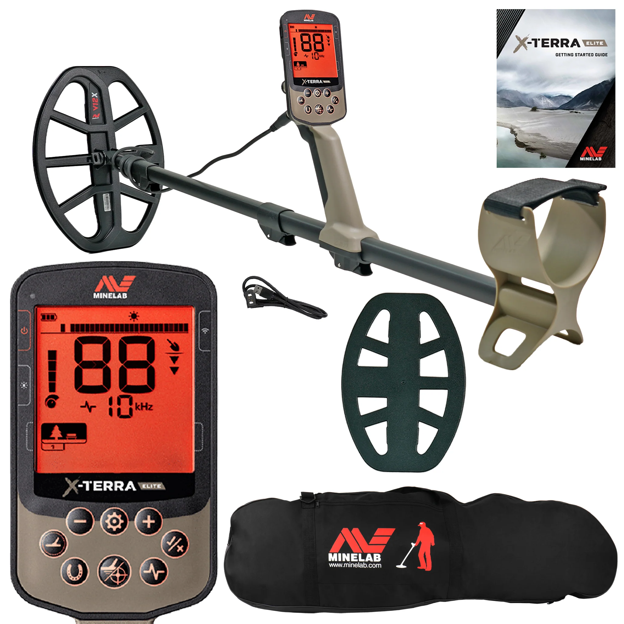 Minelab X-TERRA ELITE Waterproof Metal Detector with Carry Bag - Image 2