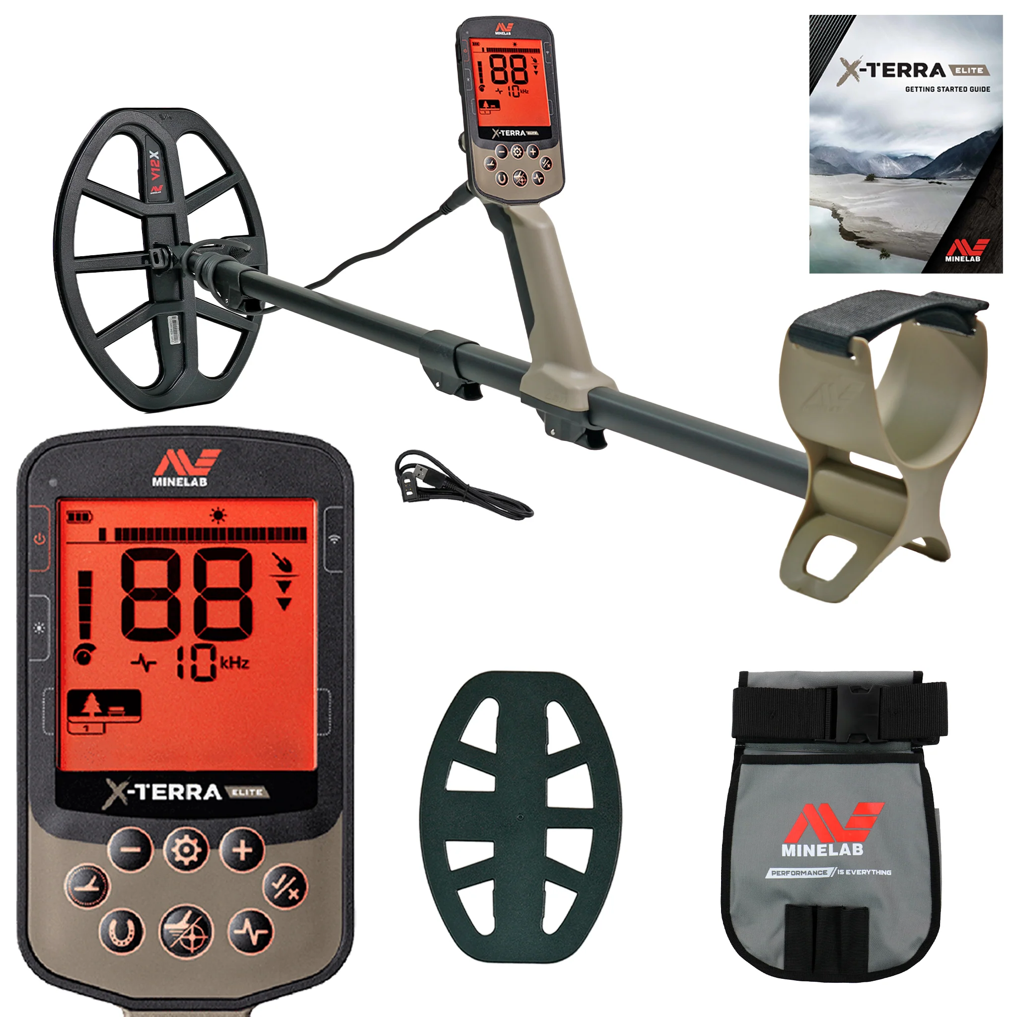 Minelab X-TERRA ELITE Waterproof Metal Detector with Finds Pouch - Image 2