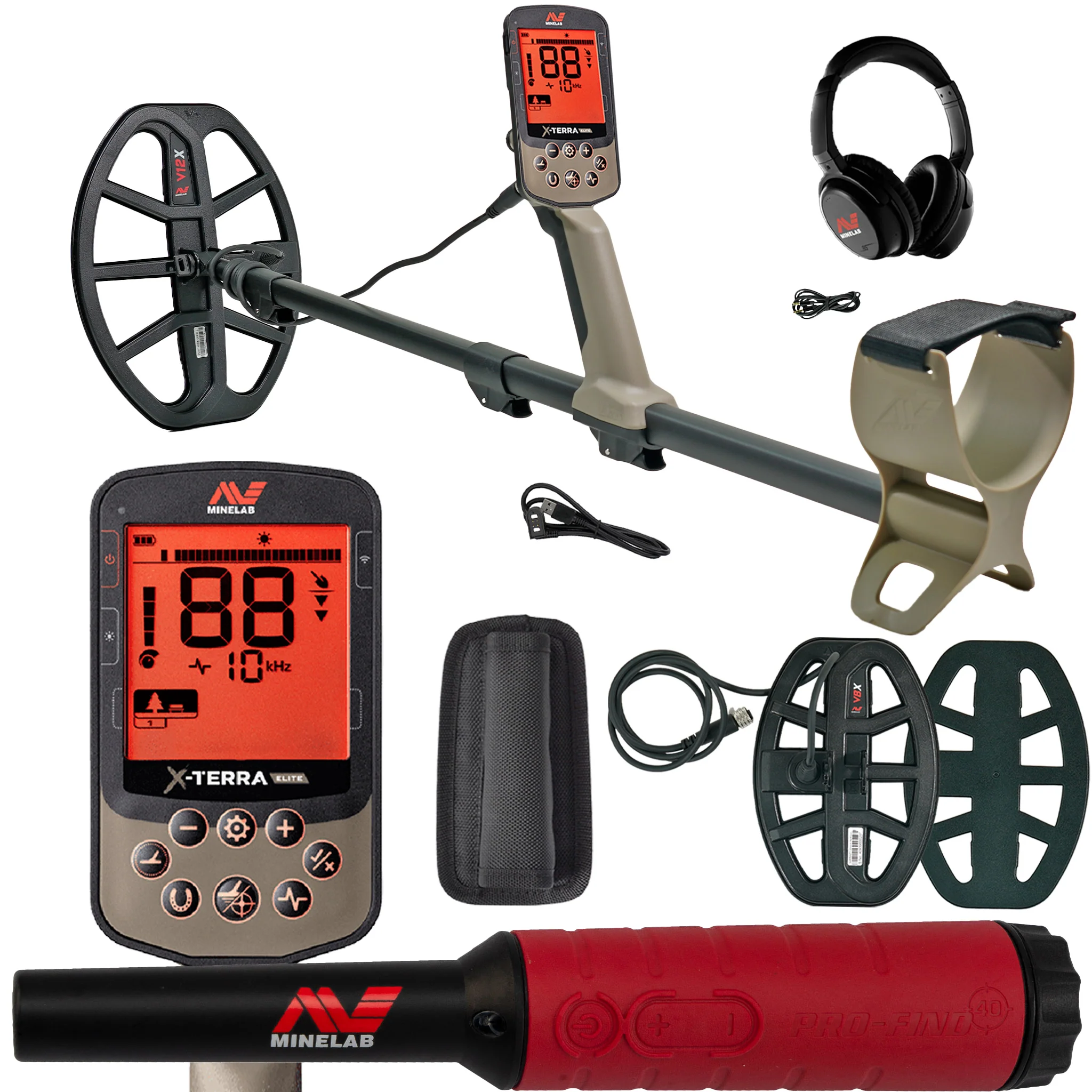 Minelab X-TERRA ELITE Expedition Pack Metal Detector with Pro-Find 40 Pinpointer - Image 2