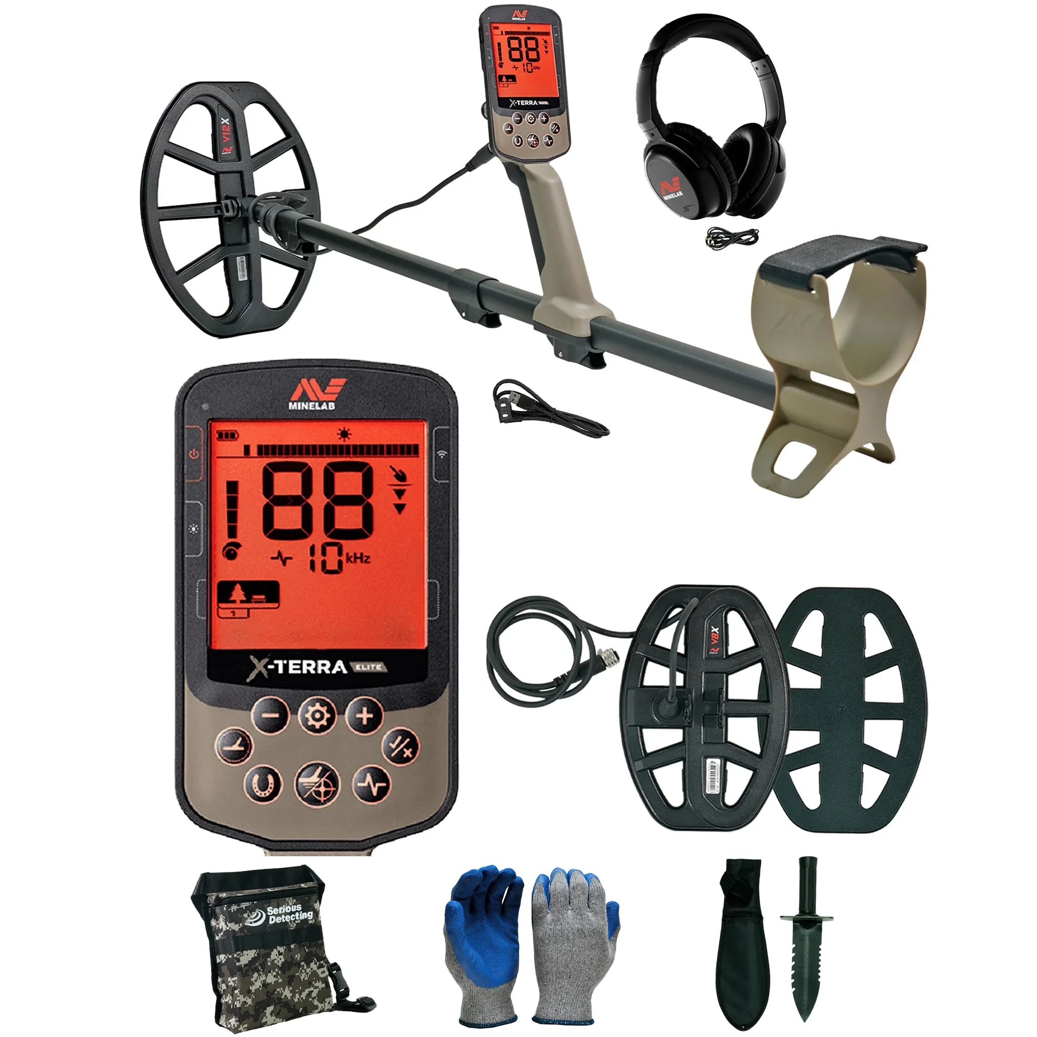 Minelab X-TERRA ELITE Expedition Pack Waterproof Metal Detector - Image 1