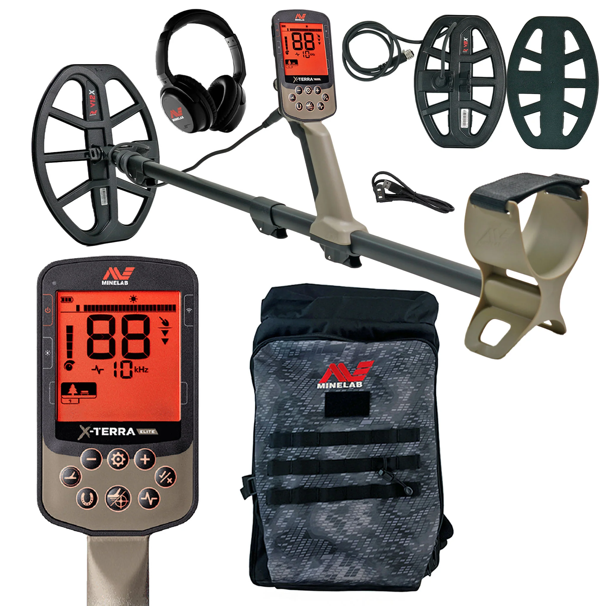 Minelab X-TERRA ELITE Expedition Pack Waterproof Metal Detector with Backpack - Image 1