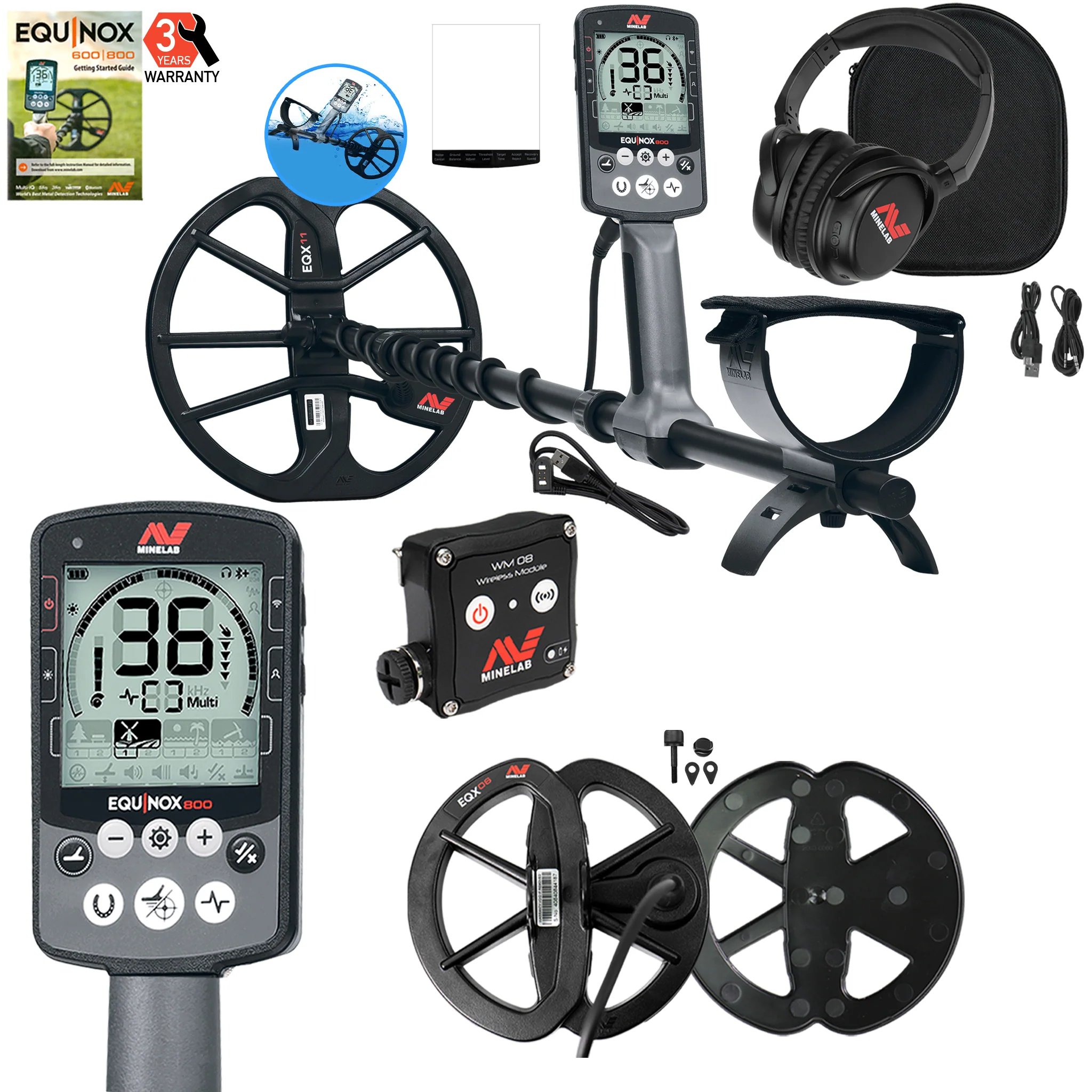 Minelab EQUINOX 800 Metal Detector with FREE  6″ Search Coil - Image 2