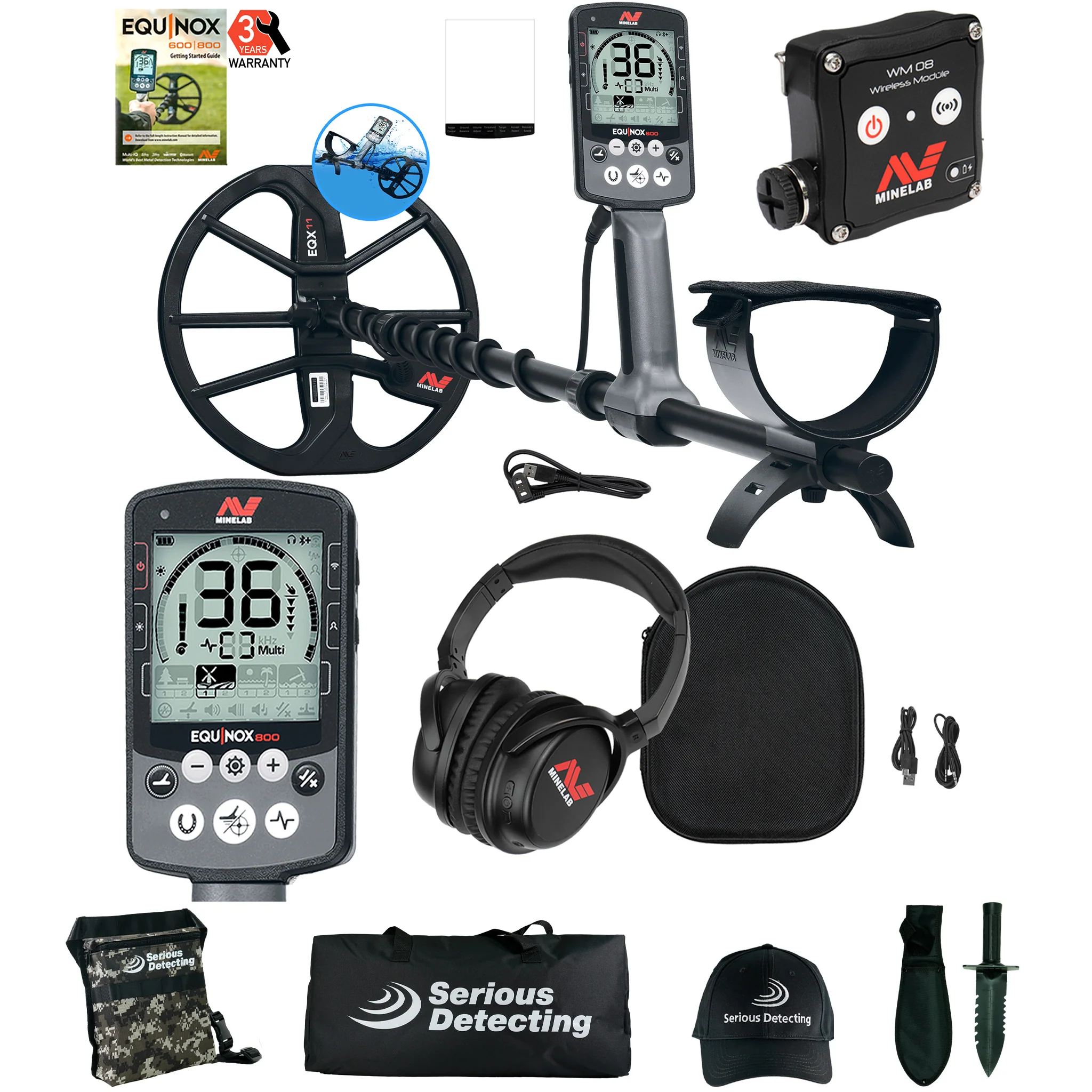 Minelab EQUINOX 800 Multi-IQ Metal Detector - Image 1