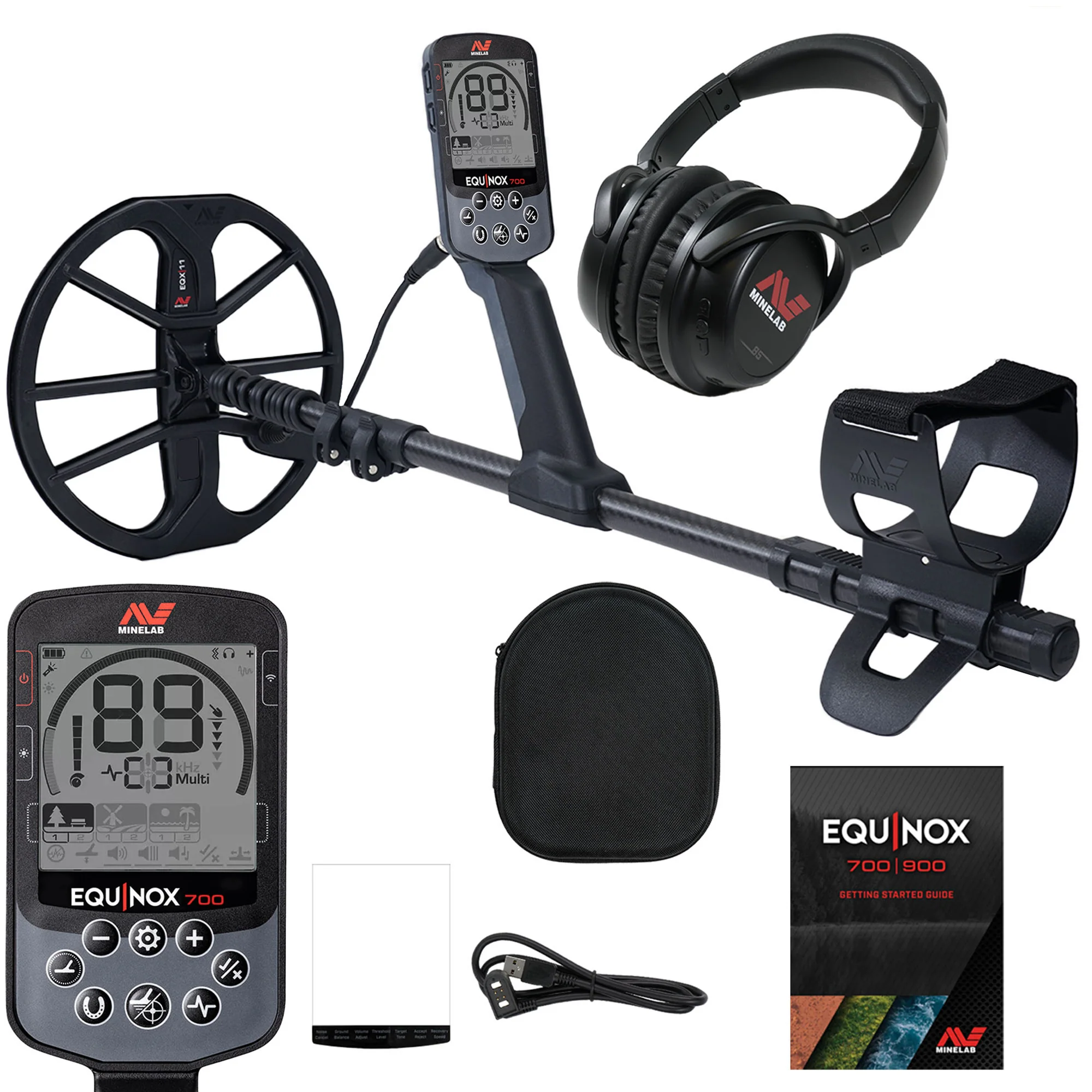 Minelab EQUINOX 700 Multi-IQ Metal Detector with 11" Coil - Military Discount - Image 1