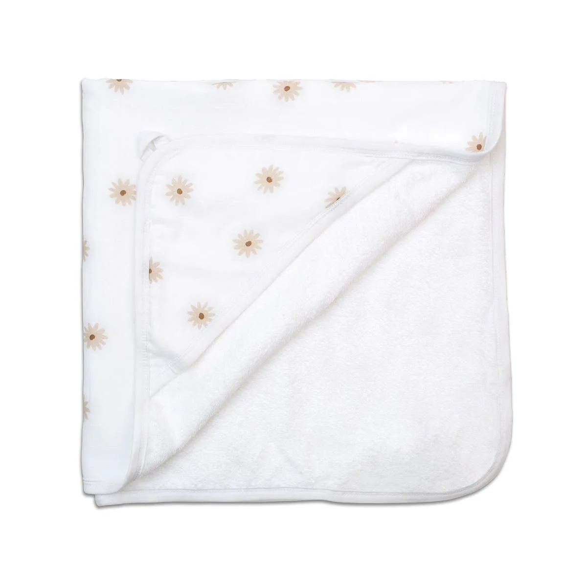 Hooded Towel - Daisies - Image 1
