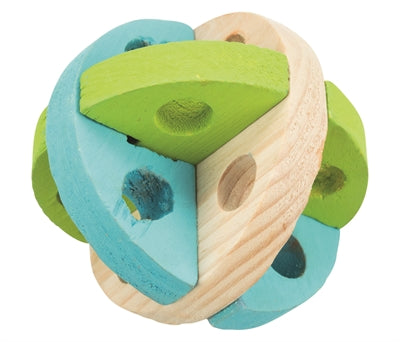 Trixie Play and Snack Ball Wood - Image 1
