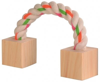 Trixie Play Rope With Wood - Image 1