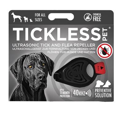 Tickless tick & flea repellent – Ultrasonic, odorless and poison-free alternative (black)