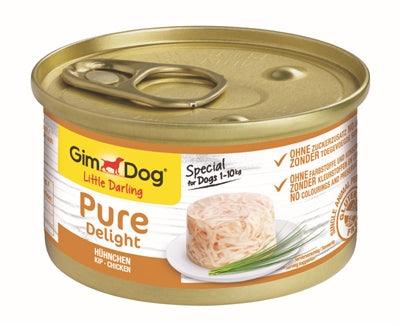 Gimdog Little Darling Pure Delight Chicken – Complementary dog ​​food in bulk – 12 x 85 grams