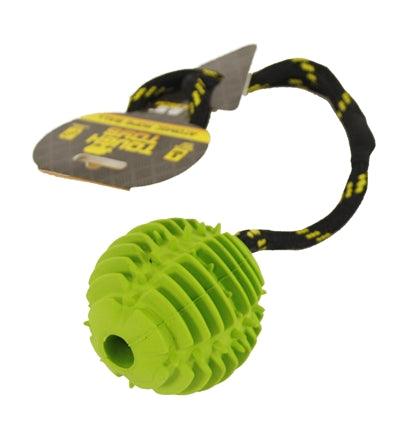 Happy Pet Atomic Ball on Rope – 35 x 7 x 7 cm – Fetching Toy