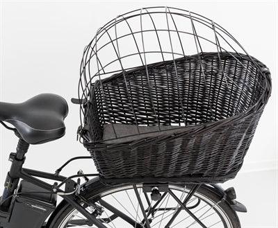 Trixie Bicycle Basket with Wire Dome on the Back Black - For dogs up to 10kg - Image 2