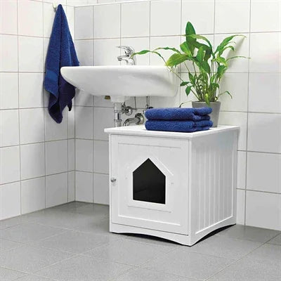 Trixie Cat Bed House White - Image 3