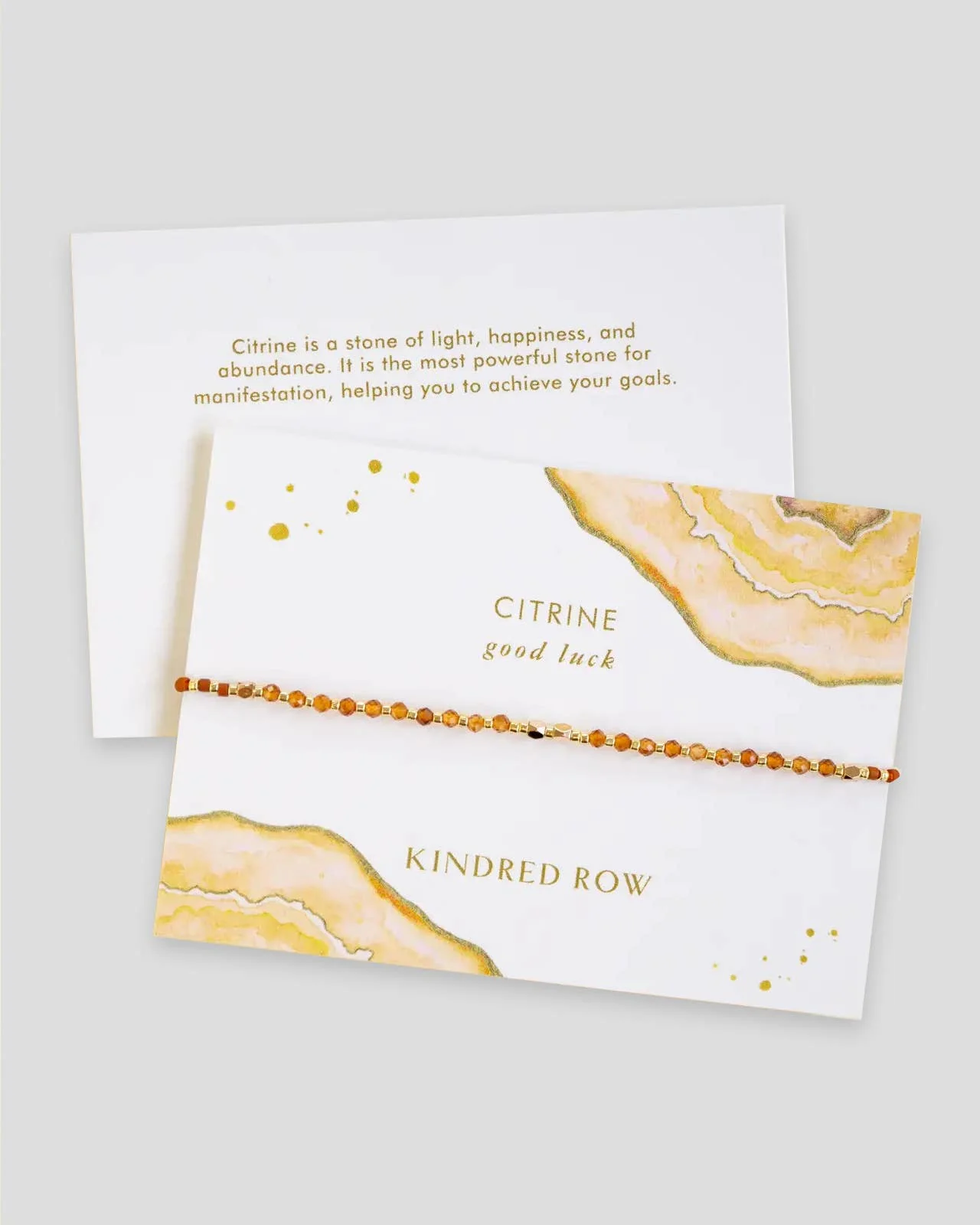 Citrine Healing Gemstone Stacking Bracelet - Image 2