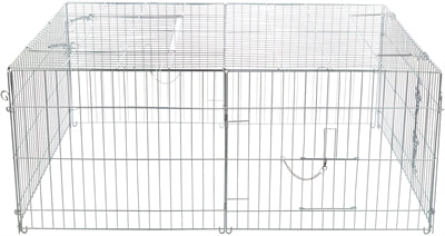 Trixie Natura Rodent Run with Galvanized Metal Roof