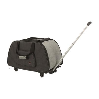 Trixie Travel Basket Trolley Black / Light Gray
