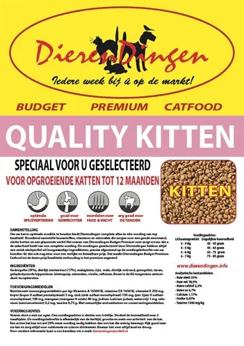 Budget Premium Quality Kitten – Complete food for kittens, pregnant and lactating cats