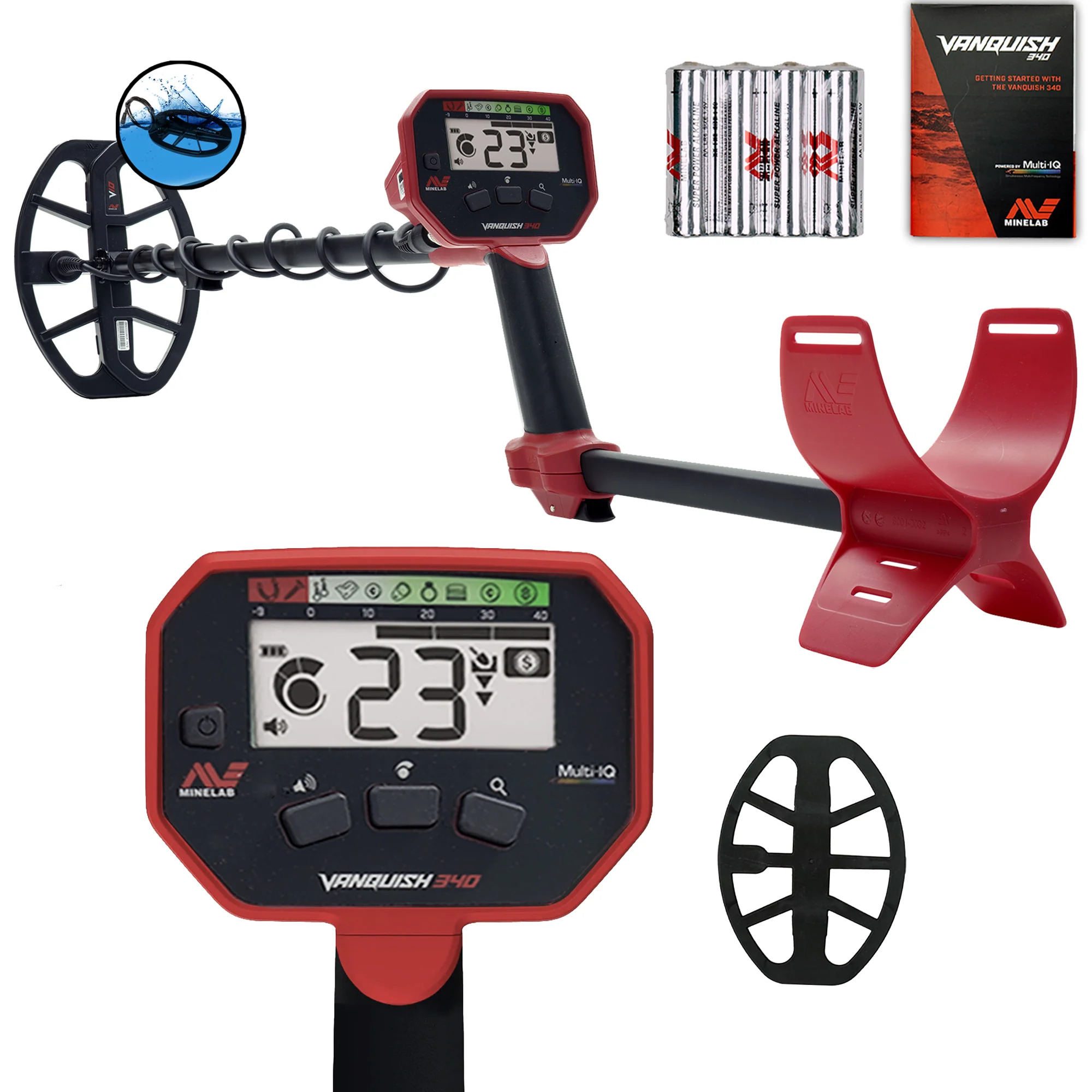 Minelab Vanquish 340 Multi-IQ Metal Detector (Open Box) - Image 1