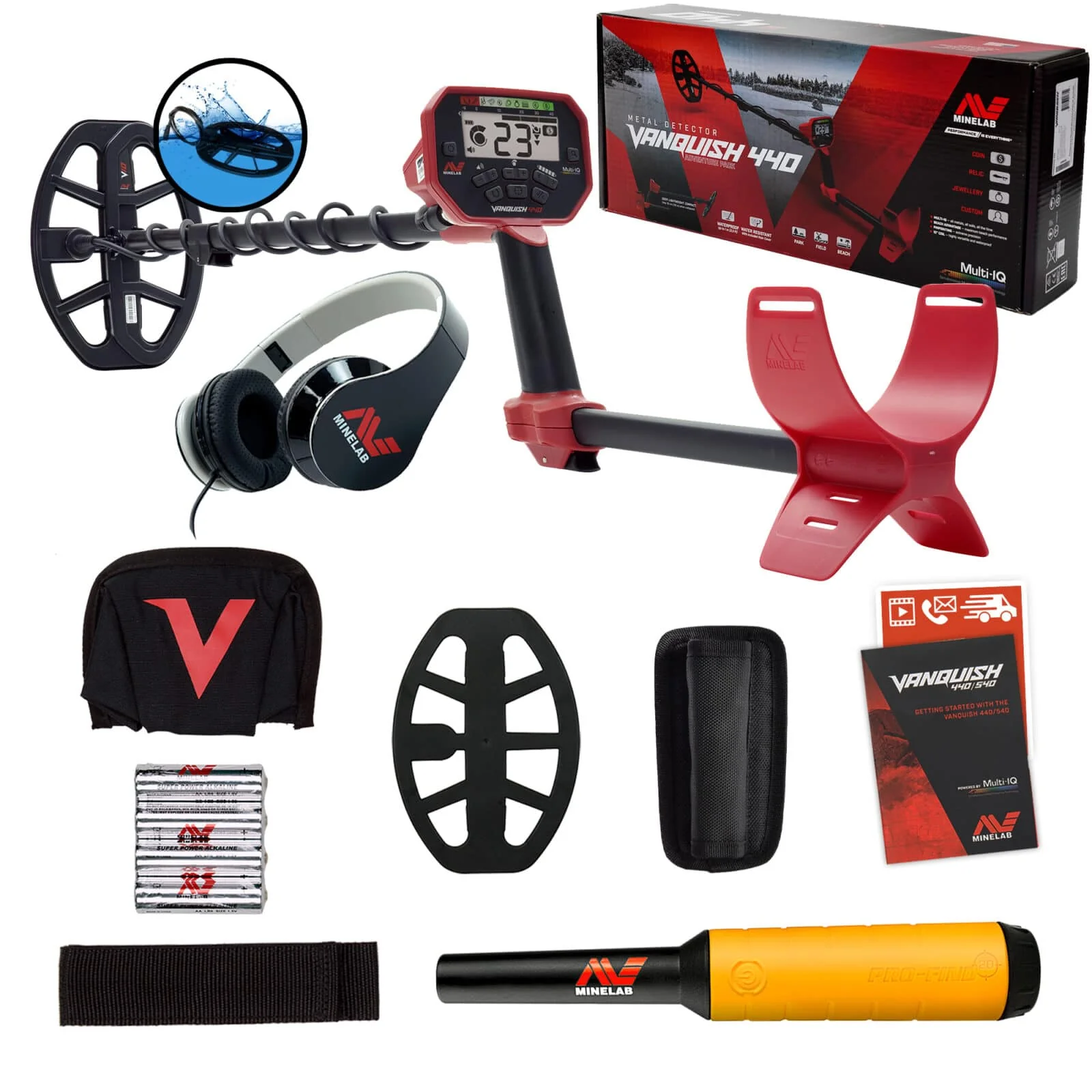 Minelab VANQUISH 440 Detector with 10 x 7 Coil and Pro-Find 20 Pinpointer - Image 2