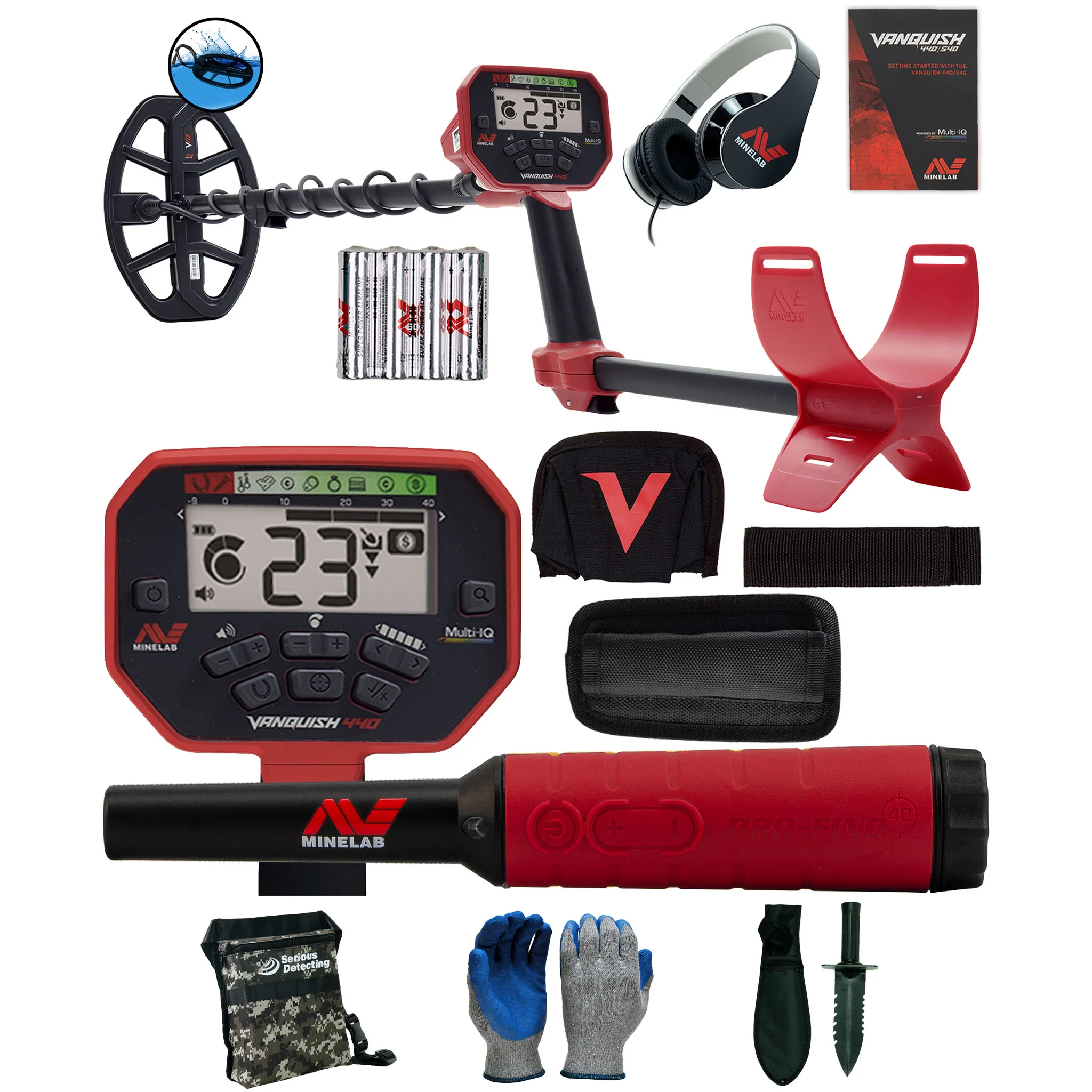 Minelab VANQUISH 440 Metal Detector with Minelab Pro-Find 40 Pinpointer - Image 1