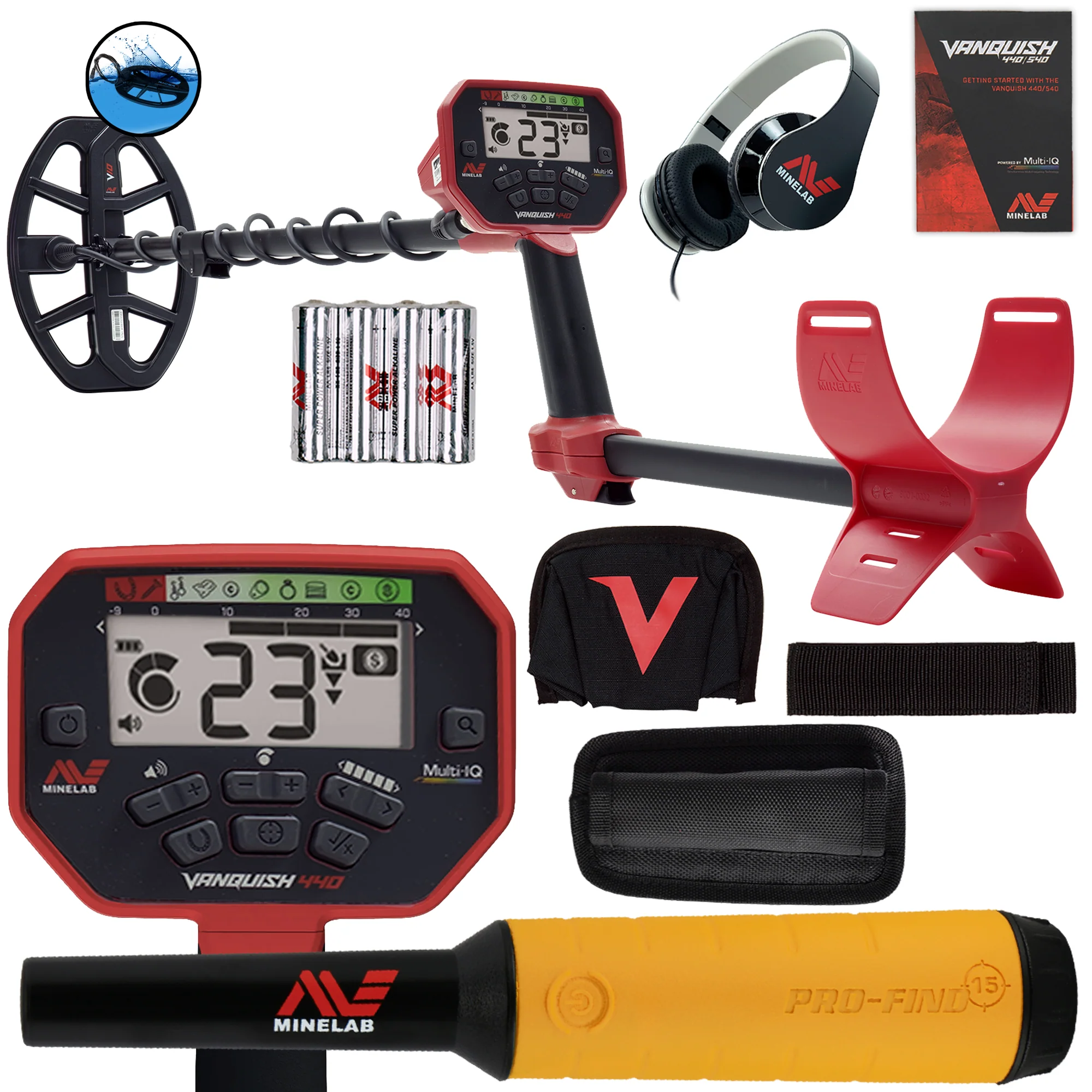 Minelab VANQUISH 440 Detector with 10 x 7 Coil and Pro-Find 15 Pinpointer - Image 2