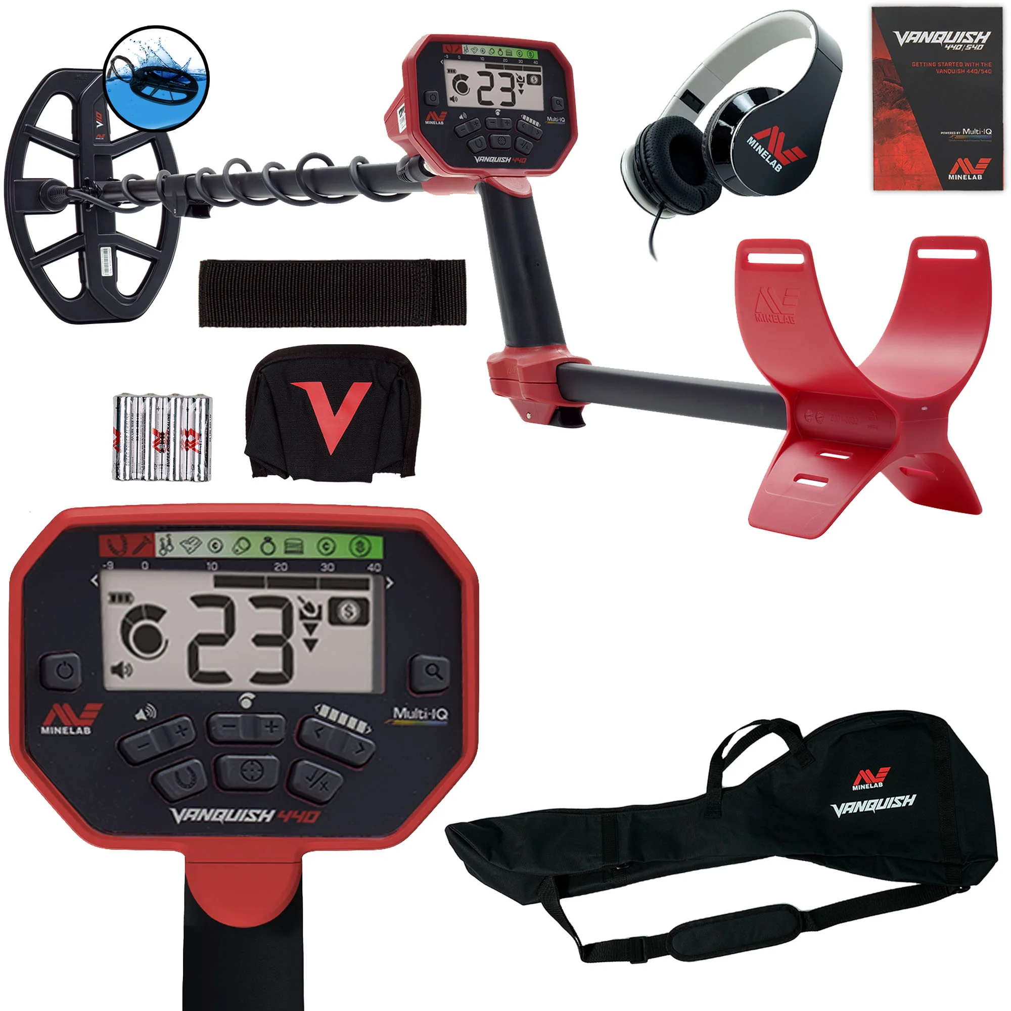 Minelab VANQUISH 440 Detector with 10 x 7 Coil and Vanquish Carry Bag - Image 1