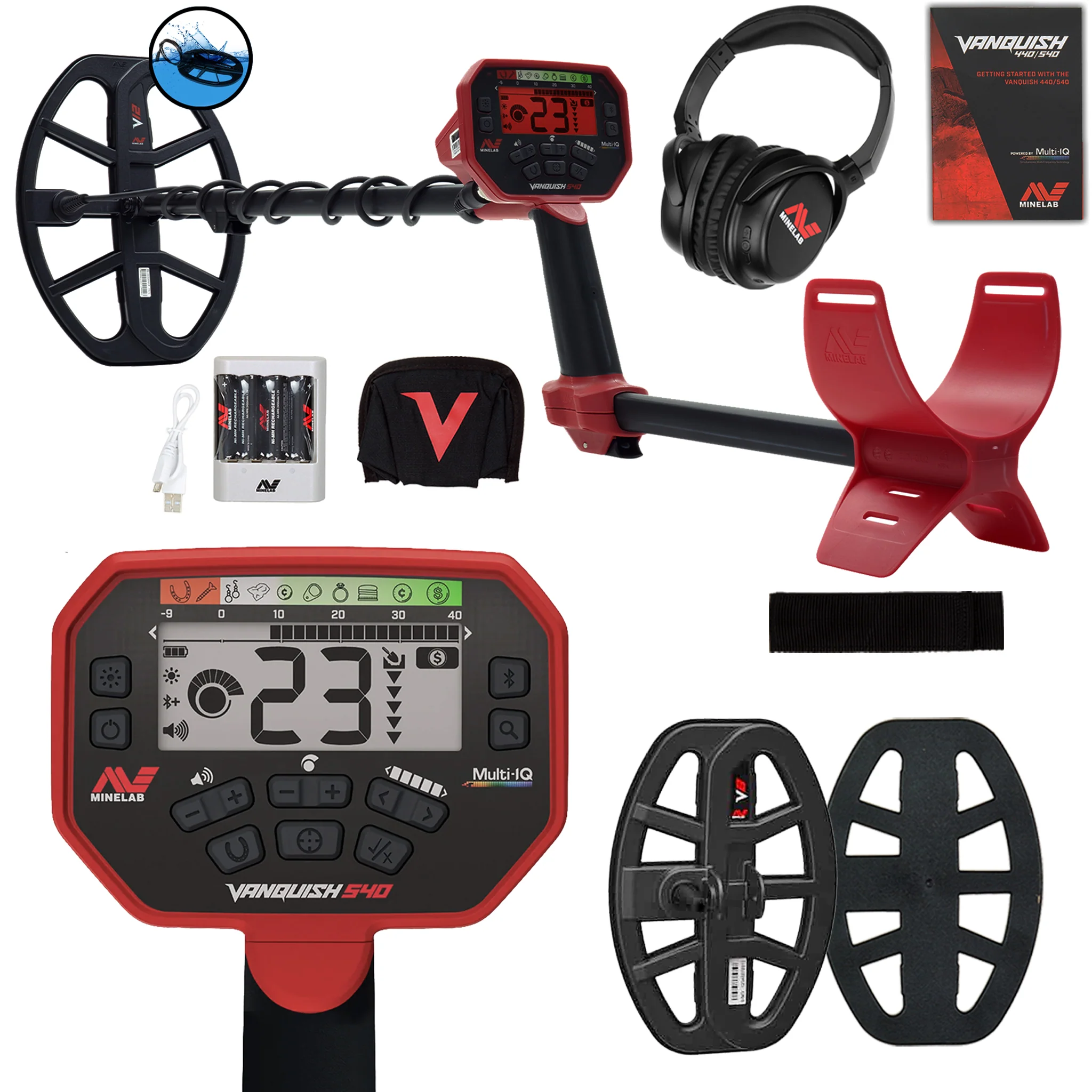 Minelab VANQUISH 540 Pro Pack Metal Detector with Pro-Find 40 and Carry Bag - Image 3