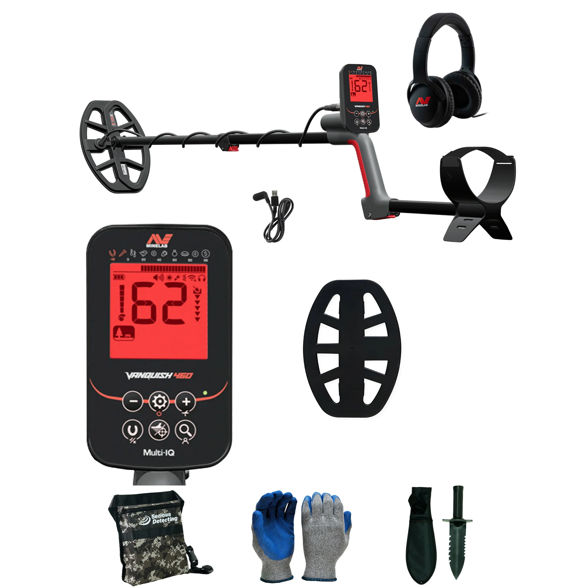 Minelab VANQUISH 460 Waterproof Multi-Frequency Metal Detector - Image 1