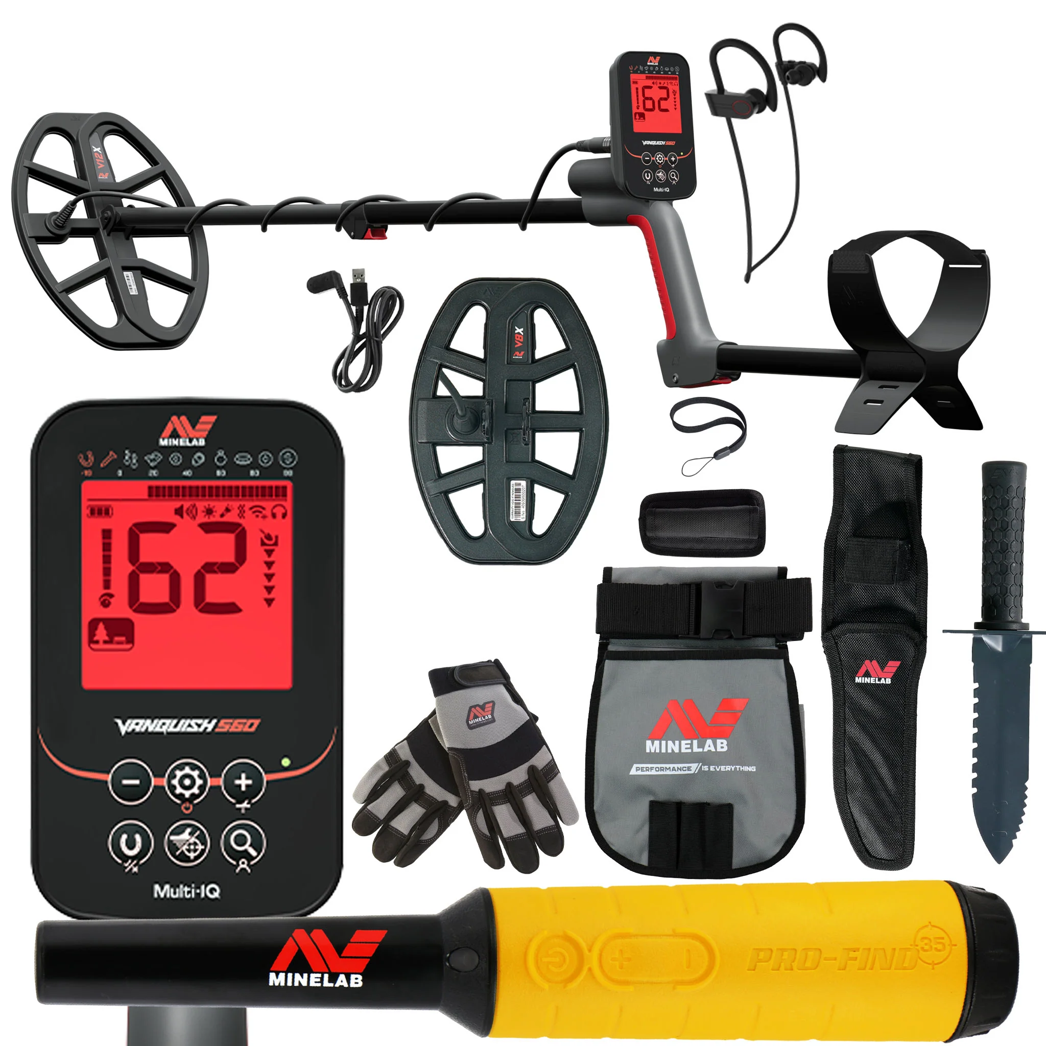 Minelab VANQUISH 560 Pro Pack – Complete Bundle