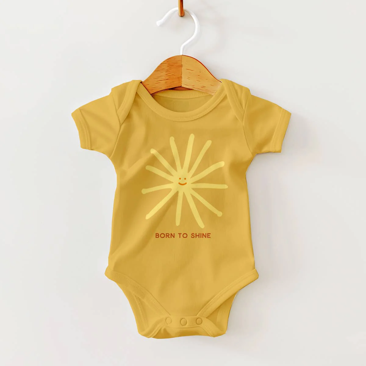 Sun Born To Shine Baby Bodysuit - Image 1