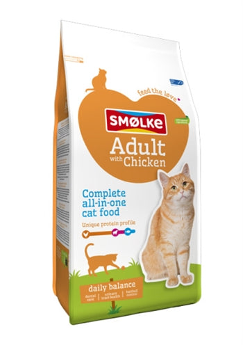 Smølke Wheat-Free Chicken & Rice Cat Food – Premium and Complete – 2 kg & 10 kg